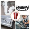 sourcing map 20pcs 10 Inch Plastic Welding Rods PP Welding Strips for Plastic Welder, Black