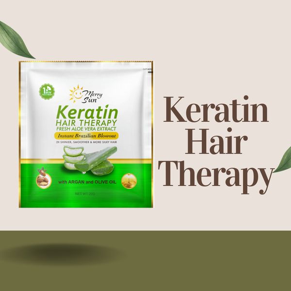 Merry Sun Keratin Chocolate Golden Mask Instant Brazillian Hair Treatment(12pcs)