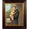 St Anthony Framed Picture Home Blessing Wooden Frame Religious Image