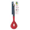 Colourworks Multi Pasta Spoon / Spaghetti Measure Tool, Silicone, Cherry, 28.5 cm