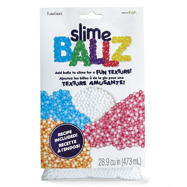 FloraCraft Slime Ballz 2 Cups White