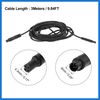 VekAuto 4 Pin 9.84ft 3 Meter Car Backup Dash Camera Extension Cable Cord Auto Accessories