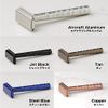 HENSON SHAVING AL13 Shaver MEDIUM (AIRCRAFT ALUMINUM) with 5 Replacement Blades for Deep Shave Model, Highly Durable and Recommended for Those Who Want to Shave Deep