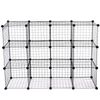 2PCS 12-Cube Wire Closet Cabinet Storage Shelf Cube Storage Organizer Bookcase