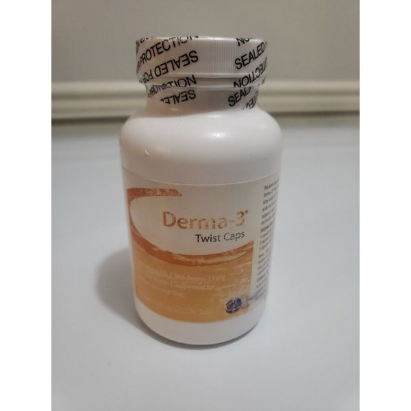 Derma-3 Twist Caps For Medium and Large Dogs, 60 Capsules