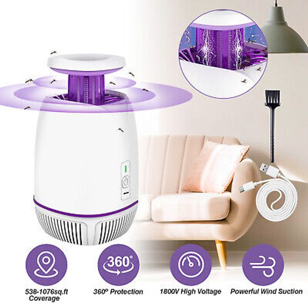 Electric Fly Bug Zapper Mosquito Insect Killer Lamp LED Trap Pest Control Lamp