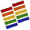 10 PCS 3 Legged Race Bands Three Legged Race Durable Firm Elastic Tie Rope Colorful 3 Leg Race Band for Kids Adult Outdoor Fun