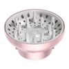 Universal Hair Diffuser, Blow Dryer Diffuser Adjustable Hair Dryer Attachment Fits Most Types of 1.7"-2.6" Blow Dryer Nozzles for Hair Care/Curly Hair (Pink)