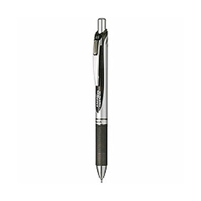 Pentel Retractable EnerGel 0.3mm, Black, Set of 5