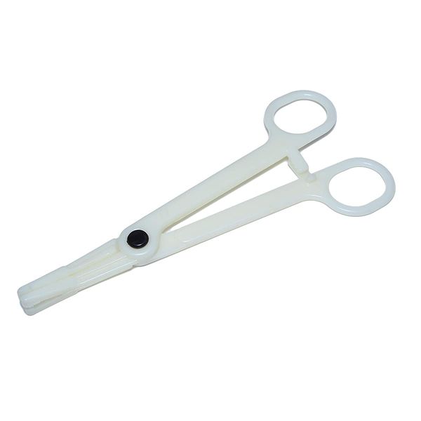 (KEEP YOU) Piercing Clamp, Simple Use, Forceps, Plastic Body Piercing, Replacement Tool, Plastic, No Stone