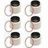 For R12T 10 Micron Fuel Filter/Water Separator Replacement Element (6SET)