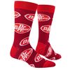 Cool Socks Dr Pepper Retro Fun Print Novelty Crew Socks for Men