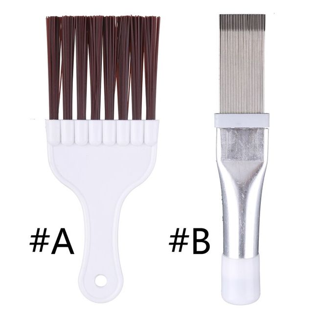 4pcs Air Conditioner Condenser Fin Cleaning Brush and Comb Set Fin