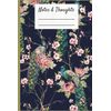 Notes & Thoughts: Beautiful Peacocks Blank Line Notebook