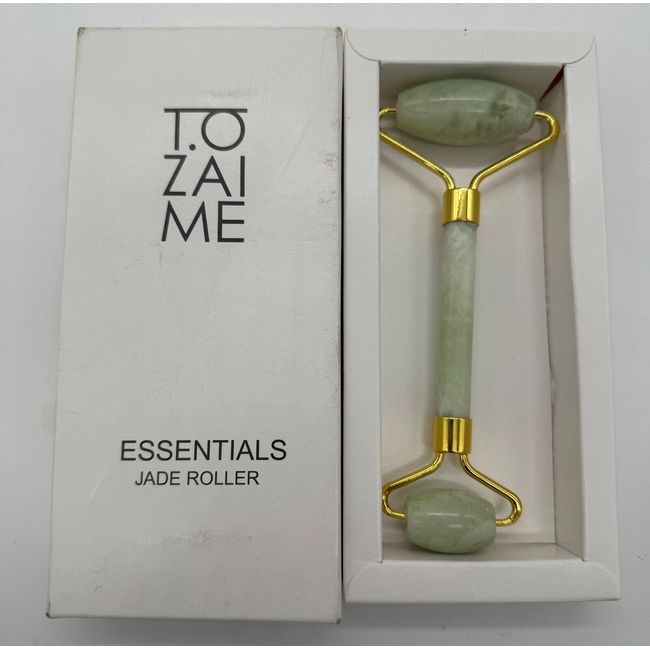 Brand New Essentials All Natural Jade Roller Face & Neck Massager Beauty Roller