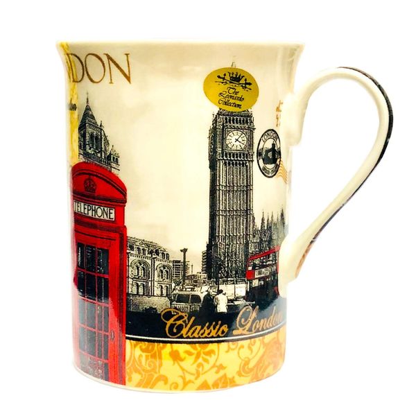 London Landmarks Mug, Fine Bone China, Gift Boxed