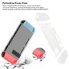Black Carrying Case Bag + Clear Shell Cover + Clear Screen Protector + Case Strap + Charger Cable Compatible for Nintendo Switch