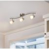 3 Light Track Lighting Modern Kitchen Ceiling Lights Brushed Nickel Track Light