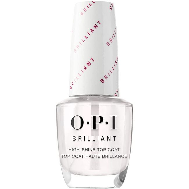 OPI Top Coat, Glossy, Salon Nail, Brilliant Top Coat, 1 Piece