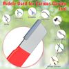 Anglekai 3PCS Garden Tool Sharpener, Pocket Knife Sharpener for Garden, Portable Blade Sharpening for Pruner/Pocket Knives Sharpening