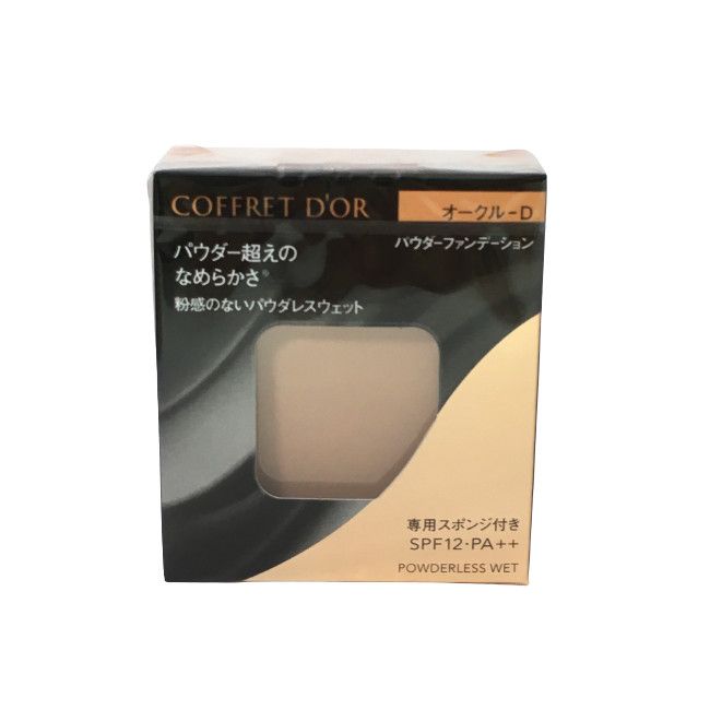 [Lavender when purchasing 2 items]<br> Coffret d&#39;Or Powderless Sweat Powder Foundation Refill Ocher D<br> [Powder foundation foundation kanebo coffretdor coffret base, pores, makeup base, coverage, makeup retention] [Non-standard size, ]