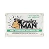 Grown Ass Man Co. - Solid Shampoo Bar Rich Lather 3 in 1: Hair, Beard & Body Wash - Plastic Free & Eco-Friendly, Natural & Organic Clean for All Hair Types, 4oz Bar (Mint Condition, Single)