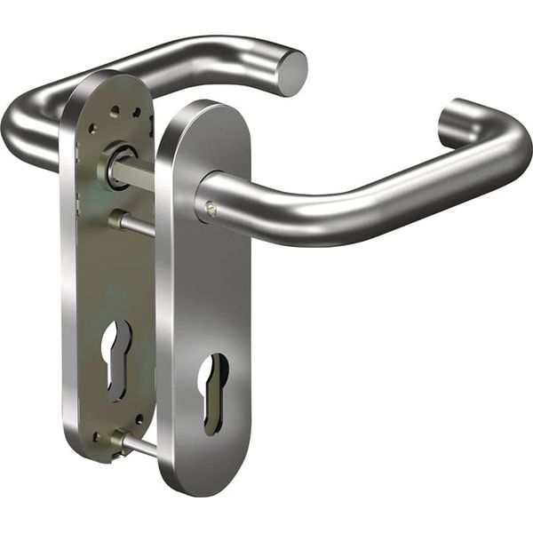 Dormakaba Drückergarnitur CORE 8100/7051K PZ 38-63 mm Edelstahl