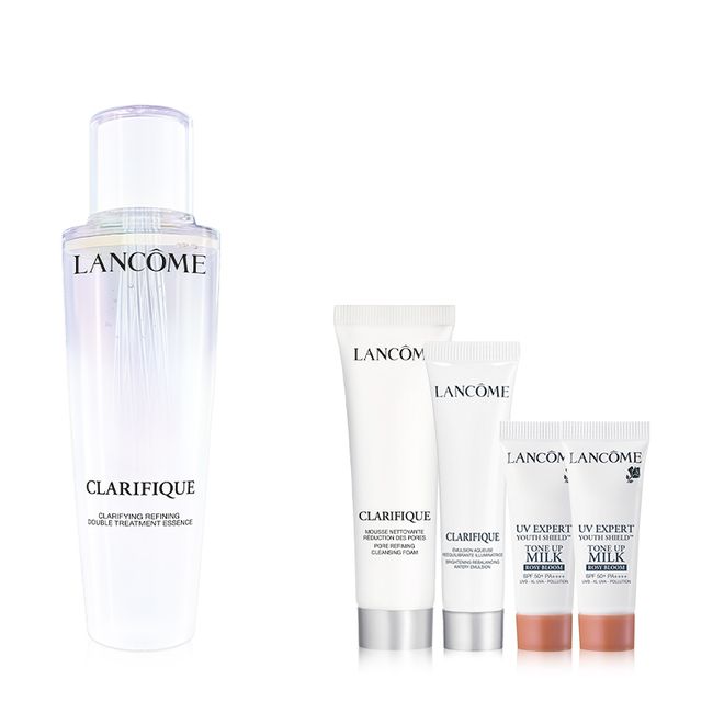 [5N] NEW Clarifique Double Treatment Essence 150ml (+ 30ml Clarifique Foam &amp; 15ml Emulsion, additional 20ml UV Expert)