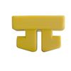Plastic Net Holder Yellow – Pack of 50