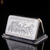 Northwest Region Fine Stagecoach 1/4 Ounce 999 Silver Territorial Mint Replica Metal Divisible Bar