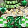 50 Balloons - 50th Birthday Decoration - Green