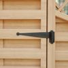 Pintle Hinge Strap For Doors & Gates Black Iron Shutter Hinge Offset 2"