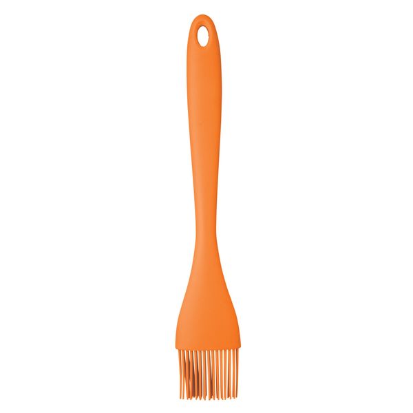 Colourworks Silicone Basting/Pastry Brush, 26 cm - Orange