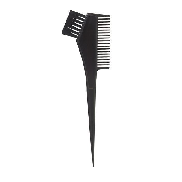 Färbepinsel, schwarz, medium m. Kamm