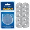 Taskar 45mm Rotary Cutter Blades for Olfa Etc - 10 Pack