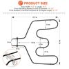 [UPGRADED] WB44T10011 Oven Bake Element by Beaquicy - Replacement for Kenmore...