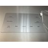 GE Refrigerator Interface, Satin Silver, Overlay only, for WR55X35785, OEM New