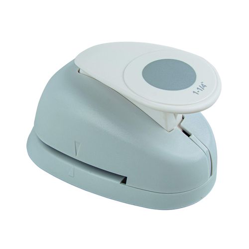 Rayher 69028000 Paper Craft Punch, Circle Lever Punch for Card Making and Scrapbooking, 3.16 cm, (1 1/4 Inch)