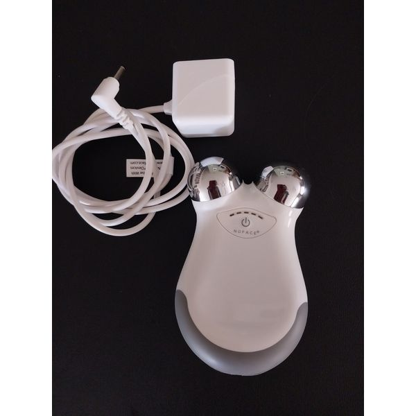 NuFACE Mini Petite Facial Toning Device With Cord, White and Gray