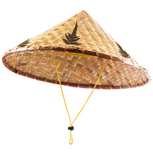 Funny Party Hats Asian Hat – Rice Paddy Hat – Chinese Hat – Rice Farmer Hat - Conical Hat