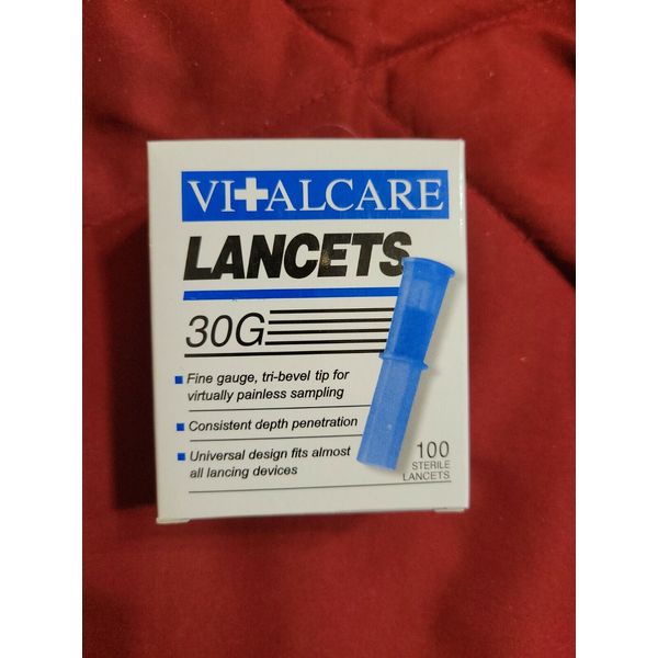 Vitalcare Lancets 30G 100 Count