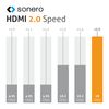 sonero Premium High Speed HDMI Cable with Ethernet 3.00 m
