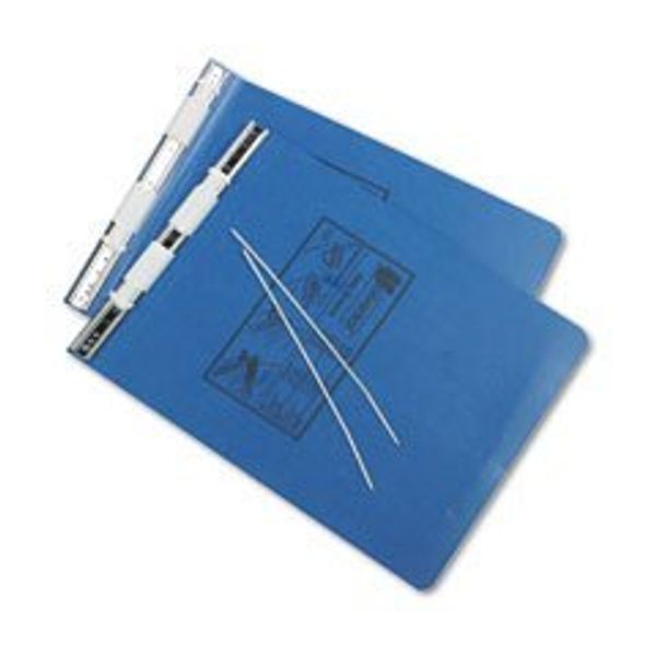 UNIVERSAL Pressboard Hanging Data Binder, 9-1/2 x 11 Unburst Sheets, Blue (Case of 20)