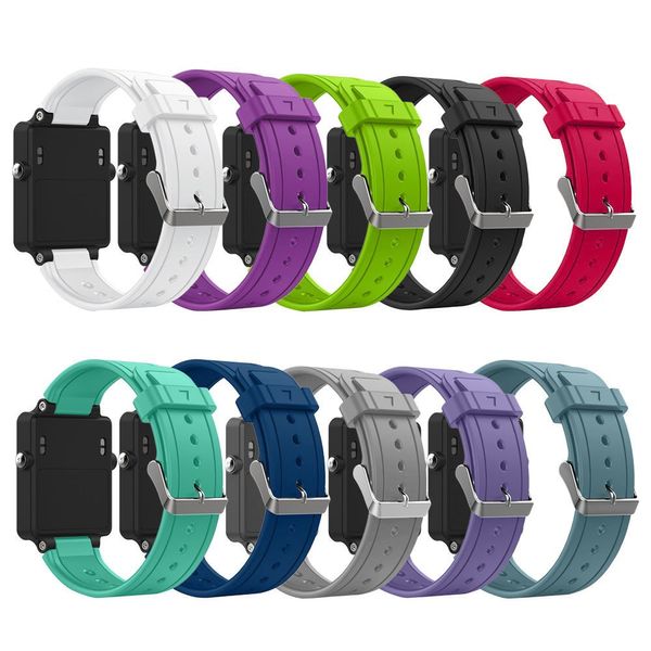 Band for Garmin Vivoactive, Soft Silicone Wristband Replacement Watch Band for Garmin Vivoactive Sports Watch