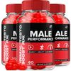 (3 Pack) Primal Testo Boost RX Gummies for Men - Male Performance, Energy