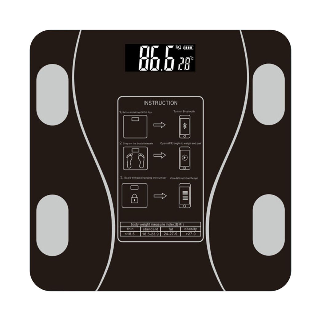 Generic Intelligent Body Fat Weight Scale Usb Digital BMI Scale