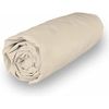 Soleil d'Ocre Notated Fitted Sheet, Cotton, ECRU 140 x 190 cm