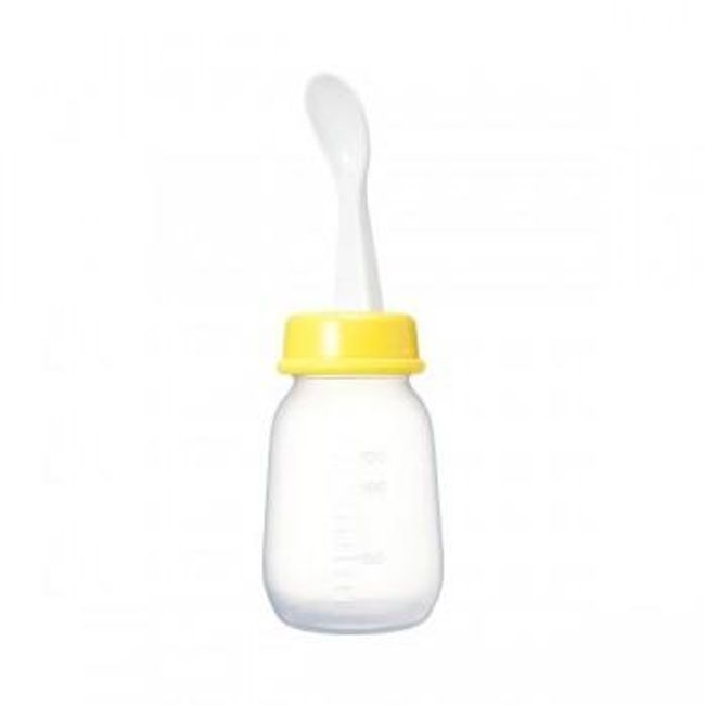 BABY WEANING BOTTLE WITH SPOON 120ML