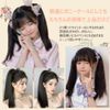 Cute Princess Ponytail Wig, 1 Piece, Straight, Long, Extension, Twin Tails, Women's, Point Wig, Natural, Lolita, Ribbon Included