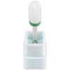 Professional USA Ceramic White Round Top Small Barrel Bit Nail Drill Coarse Grit